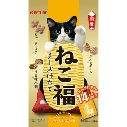 【3個セット】 ペットライン ねこ福 チーズ仕立て 42g (3g×14袋)