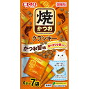 【6個セット】 いなばペットフード CIAO 焼かつおクランキー かつお節味 6g×7袋