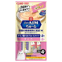 【3個セット】 いなばペットフード CIAOforAIMちゅ～る 腎臓の健康に配慮 まぐろ 14g×4本