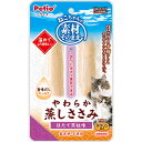 【6個セット】 ペティオ 素材そのまま ねこちゃんの やわらか蒸しささみ ほたて貝柱味 2本入 3ヶ月から 間食 Petio W13682 着色料不使用 猫用お...