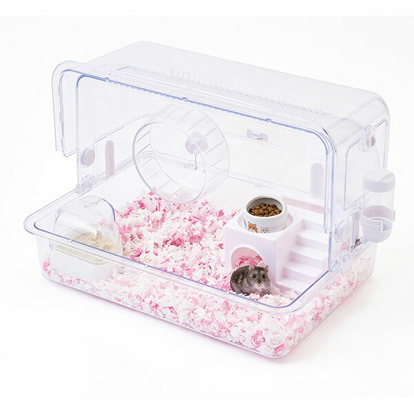 【12個セット】 マルカン クリーンマット ふんわり仕上げ ピンクマーブル 4.5L 低アレルギー 小動物用床敷材 ハリネズミ オールシーズン ハムスター ペット用品 ウサギ 小動物 サンライズ グッズ モルモット ペット 抗菌 消臭 ミニマルランド 安心素材