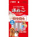 ほねっこがおいしいピューレに♪鶏肉をベースにトロっと濃厚に仕上げたピューレ状のほねっこにヘルシーな鶏ササミを配合しました。骨・関節・筋肉の健康維持に配慮したおいしくカルシウム補給ができる健康サポートスナックです。・生産地：タイ・素材：＜原材料＞肉類(チキン、鶏ササミ等)、でん粉類、油脂類、乳類(ミルクカルシウム等)、乳酸菌、グルコサミン、コンドロイチン、ミネラル類(リン酸カルシウム、炭酸カルシウム、焼成カルシウム)、増粘安定剤(グアーガム)、アミノ酸類(ロイシン、リジン、バリン、イソロイシン、スレオニン、フェニルアラニン、メチオニン、ヒスチジン、トリプトファン)＜保証成分＞たん白質：7.0％以上、脂質1.0％以上、粗繊維1.2％以下、灰分2.5％以下、水分89.0％以下エネルギー：4.3kcal/1本