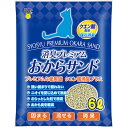 【3個セット】 スーパーキャット NEW 消臭プレミアムおからサンド クエン酸プラス 6L フリーバード トイレに流せる ねこグッズ ペットグッズ プレミアム ...