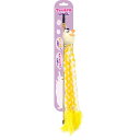 【12個セット】 スーパーキャット ファーテイルじゃらし イエロー デイリー キャット じゃらし グッズ ペット 運動器具 おもちゃ 猫用 安心素材
