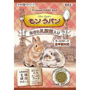 オールステージ対応ソフトペレットペット用ウサギに最適な栄養バランスと健康維持成分を配合したオールステージ(全年齢対応)のフードです。本品は小麦粉を使用していません。小麦粉の代わりに水溶性食物繊維・ミネラル分を豊富に含んだ燕麦を配合し、ウサギが大好きなチモシーを使用した、おいしさ満点のフードです。腸まで届く生きた乳酸菌と酪酸菌を配合したプロバイオティクスフードです。食物繊維・海藻・パパイヤ抽出物が毛球(ヘアーボール)の排出を助けます。腸内の臭いを吸着する米胚芽大豆発酵抽出物・樹木抽出物が尿臭を抑えます。ウサギの免疫に配慮してβ-グルカンと特殊卵黄粉末(クロビゲン)を配合することにより健康を維持します。・生産地：日本・素材：＜原材料＜アルファルファミール、小麦粉、大豆皮、ふすま、ニンジン粉末、おから、コーン、脱脂大豆、ビートパルプ、糖蜜、ハチミツ、海藻粉末、塩化ナトリウム、第3リン酸カルシウム、酪酸菌、パパイヤ抽出物、ビール酵母、有胞子性乳酸菌、β-グルカン(黒酵母由来)、米胚芽大豆発酵抽出物、樹木抽出物、特殊卵黄粉末(グロビゲン)、メチオニン、ビタミン類、ミネラル類、耐熱性ビタミンC＜保証成分＞粗タンパク質14.0％以上、粗脂肪3.0％以上、粗繊維20.0％以下、粗灰分9.0％以下、水分10.0％以下、カルシウム0.7％以上、リン0.4％以上＜エネルギー＞260kcal/100g