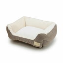 【3個セット】 ペットプロジャパン Homey オールシーズンスクエアベッド M ブラウン インテリア オールシーズン ペット用品 収納 キャット 犬猫用 ドッ...