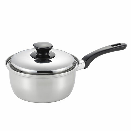 【10個セット】 ベストコ SJ-3145 IH 片手鍋 ソースパン ステンレス 3層鋼 18cm ミラスティ Bestco ヨシカワ ガス火 なべ ふた付き ステンレス製 日本製 蓋付き オール熱源対応 ガス火対応 フタ付 ステンレス鍋 片手なべ 調理鍋 高品質