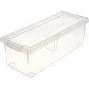 【3個セット】 天馬 ディスク収納ボックス クリア 幅17.5×奥行45×高さ15cm CD いれと庫 テンマ Tenma プラケース 整頓 整理 リビング プラスチック製 収納 片付け オフィス ボックス 公式店 品番 整理ボックス 保管 ふた付き 人気商品