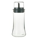 【2個セット】 iwaki IK92016 耐熱ガラス 調味料入れ 醤油差し 液だれしない ブラック M 160ml フタ付き KT5032-BK イワキ AG...