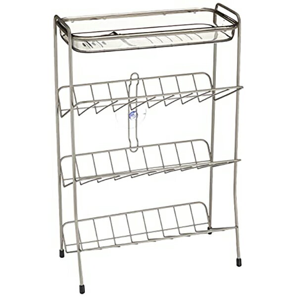 【2個セット】 アスベル N・Wコートシャンプーラック4段 ASVEL お風呂 石けん皿 収納 バスラック プレゼント 人気 バス ボトルラック お風呂用品 新...