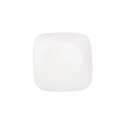 【10個セット】 コレール CP-8902 ウインターフロストホワイト スクエア中皿 J2211-N Corelle 省スペース 食器 丈夫 プロステ 無地 角...