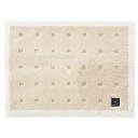 【3個セット】 オカ 浴室足ふきマット ベージュ 約45cm×60cmcm 乾度良好Ag+バスマット クリーンフット (吸水 速乾 抗菌) 抗菌 衛生的 お風呂...