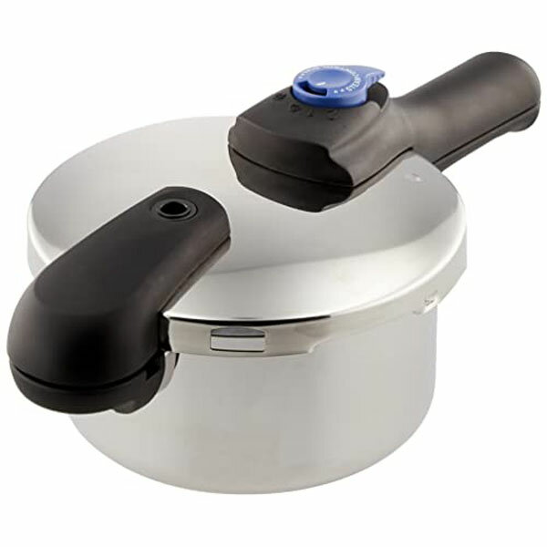 パール金属 圧力鍋 ステンレス 2.5L 軽~い 切替式 片手 時短 IH対応 HB-2055 人気 調理用品 ガス火 軽..