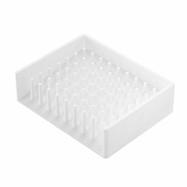 【3個セット】 山崎実業 水切りソープトレイ ミスト ホワイト 2991 風呂場 お風呂 石鹸 収納 人気 タンブラー バス シリコン ソープトレー 浴室 サニ...