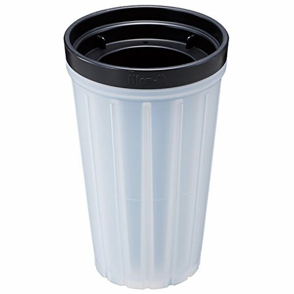 ライクイット 製氷皿 俺のクラッシュアイス 約Ф8.9×高14.2cm ブラック 日本製 STK-07 簡単 クール 飲料..