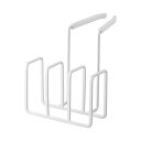 【10個セット】 山崎実業 Yamazaki 蛇口にかける スポンジホルダー 3連 ホワイト 約W12.5×D16.5×H13.5cm プレート Plate ス...