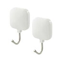 【2個セット】 レック マグネットフック 角型 マグネット 2個入 耐荷重1kg H-295 吊り下げ 収納 プレゼント 品番 新生活 引越し 小物収納 フック...