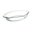 【3個セット】 iwaki イワキ 耐熱ガラス グラタン皿 3.7×19.5cm 340ml BC710