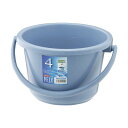 【3個セット】 リス バケツ ベルク 広口 丸型 ブルー 4L 4WB 家庭用品 定番 プロステ プレゼント 人気 グレー 新生活 引越し 広口バケツ 日用品 ...