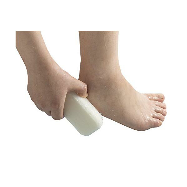 【3個セット】 サンコー シルクつるつる 角質落とし 軽石 ホワイト 日本製 SW-761 お風呂 お手入れ バス ボディケア スキンケア 衛生用品 生活用品 ...