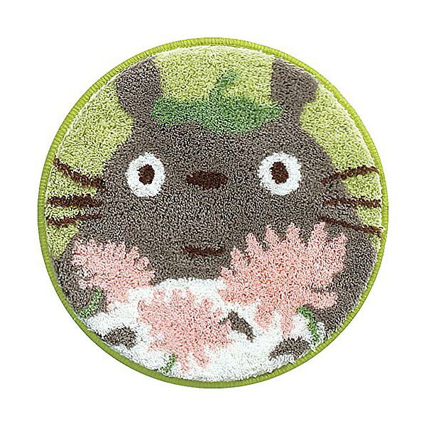 センコー となりのトトロ おはなやさん チェア マット 直径約38cm グリーン キャラクター トトロ totoro ジブリ 91234