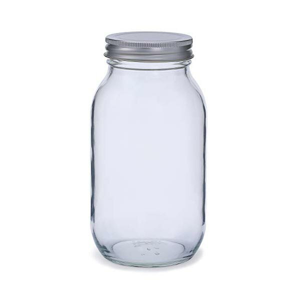 星硝 セラーメイト ガラス 瓶 保存 びん 容器 ステンレス キャップ 900ml 日本製 900 228113