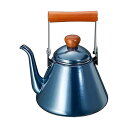 【2個セット】 高木金属 コーヒーポット ドリップケトル IH対応 ホーロー 1.7L オニキスブルー ONB-1.7DKT お湯 ホーローケトル ガスコンロ ...