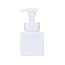 【2個セット】 ベストコ Bestco シャンプー用ディスペンサー ホワイト 250ml ネトヨン・レ スクエア 泡 ボトル ND-4371 泡タイプ せっけん...