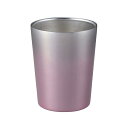 【10個セット】 ベストコ タンブラー コンビニカップ コーヒー 対応 380ml 保冷 保温 真空二重構造 グラデーション ウォームピンク NM-174 直飲...