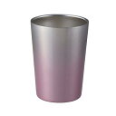 【10個セット】 ベストコ タンブラー コンビニカップ コーヒー 対応 480ml 保冷 保温 真空二重構造 グラデーション ウォームピンク NM-177 直飲...