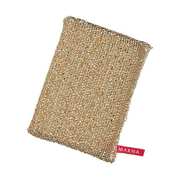 【10個セット】 マーナ marna キッチンクリーナー スポンジ 金 鍋の油汚れにも キッチンスポンジ キッチン K004GO フライパン 食器スポンジ ハード 台所用スポンジ テフロン加工 油汚れ 新生活 消耗品 かわいい 大掃除 キッチン雑貨