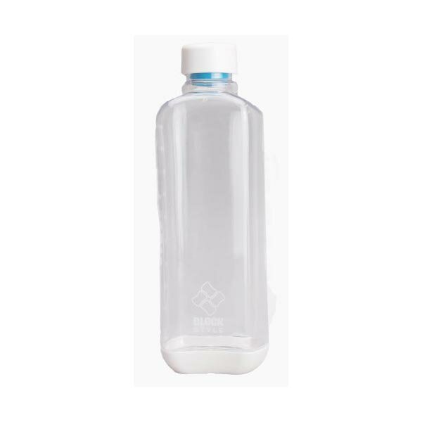 【2個セット】パール金属 水筒 1000ml 直飲み PCアクア ボトル クリア ブロックスタイル H-6036