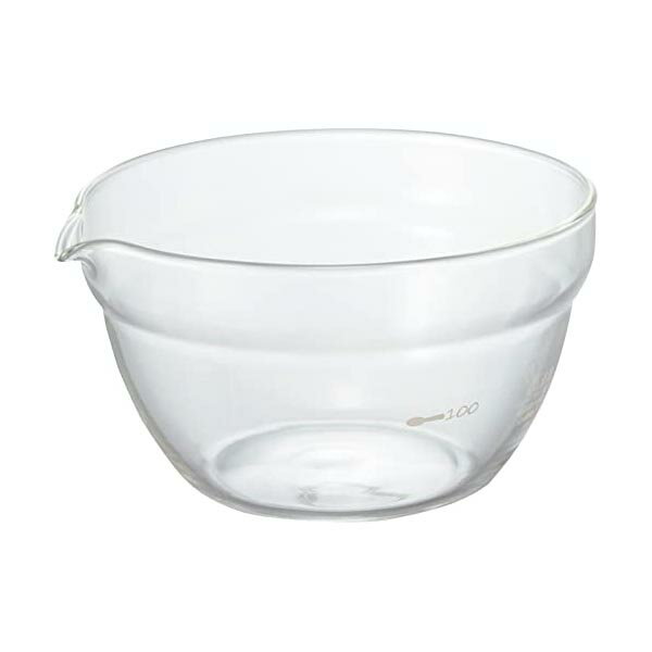 【3個セット】 HARIO ハリオ 日本製 耐熱ガラス製 片口ボウル 200ml KB-20-BK クリア 高品質