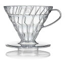 【10個セット】 HARIO ハリオ V60透過ドリッパー02 クリア 1-4杯用 コーヒードリップ 日本製 VDR-02T カフェ 簡単 透過ドリッパー 定番...