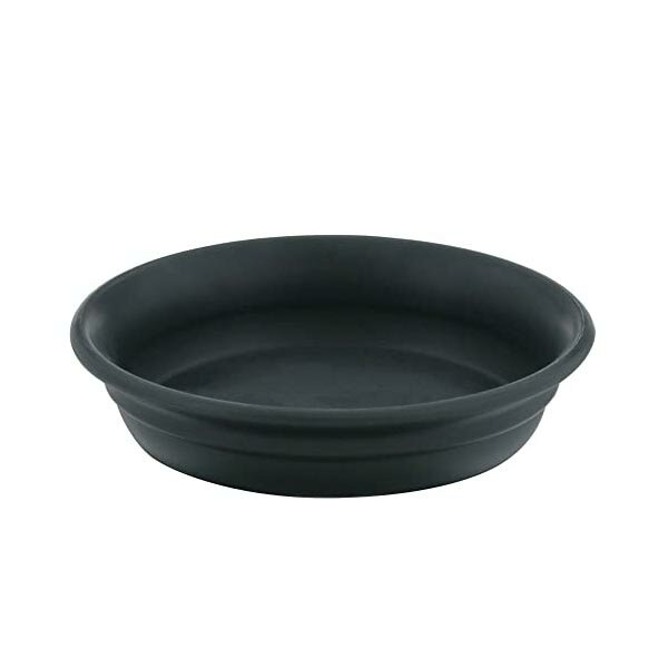 【2個セット】 ベストコ フラワーリングポット用プレート 受け皿 4号 グリーン MA-3277 オクト プラスチック プレート