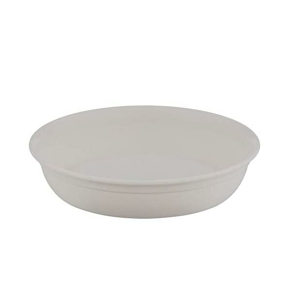 【3個セット】 ベストコ フラワーリングポット用プレート 受け皿 8号 ホワイト MA-3291 オクト プラスチック プレート 高品質