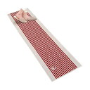 【2個セット】オカ カーサ キッチンマット 約45cm×180cm レッド 台所マット ボーダー CASA 人気商品