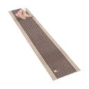 【2個セット】オカ カーサ キッチンマット 約45cm×240cm ブラウン 台所マット ボーダー CASA 人気商品