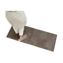 【2個セット】オカ OKA ジョイントキッチンマット ピタプラス ブリック 約45×60cm 2枚組 ブラウン 人気商品
