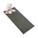 【2個セット】オカ PLYS base プリスベイス キッチンマット 約45×120cm ブラウン 日本製 洗える 人気商品