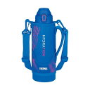 【10個セット】サーモス 水筒 真空断熱スポーツボトル 1L ブルーピンク 保冷専用 子供用 ポーチ付き 肩に優しいストラップ FJS-1000F BLP 人気...