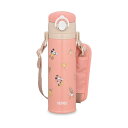 【10個セット】サーモス 水筒 真空断熱キッズケータイマグ 500ml ミニー ポップピンク 取りはずしできるストラップ 肩に優しいショルダーパット付き 子供用...