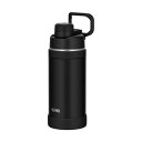 【10個セット】ハンドル付き・食洗機対応 サーモス 水筒 真空断熱スポーツボトル 750ml ブラック 持ち運びに便利なキャリーループ 直飲み 飲み口が外せて洗...