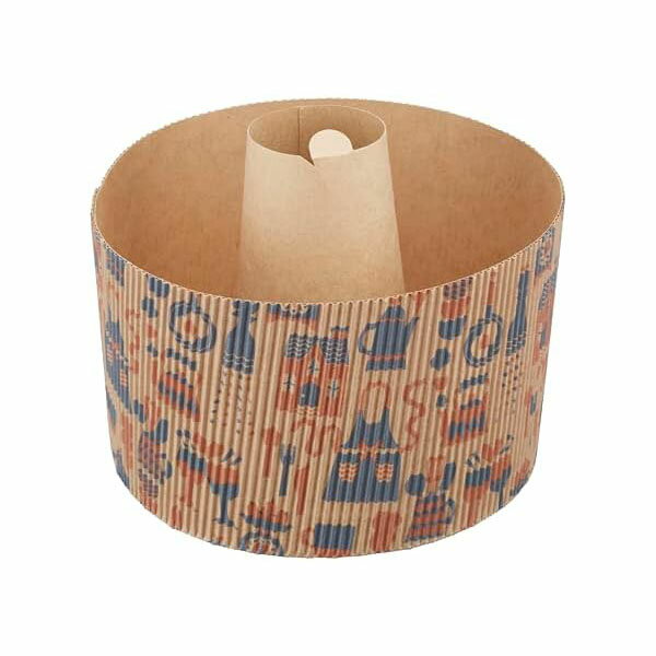 【10個セット】貝印 KAI 紙製 焼型 シフォン ケーキ型 17cm 2枚入 北欧 キッチン 柄 使い捨て 製菓 お菓子作り プレゼント用 包装 KAI KITCHEN 日本製 DL7226 人気商品