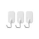 【5個セット】レック LEC 粘着ツ-ルフックワイド 大 3個入 耐荷重 2kg ホワイト H00437 人気商品