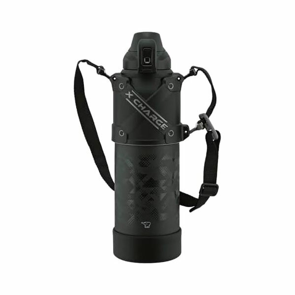 【10個セット】象印マホービン クールボトル 水筒 1.5L スポーツタイプ シームレスせん 衝撃や擦れに強いプロテクトアーマー ブラック SD-HB15-BA...