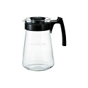 【10個セット】HARIO ハリオ ペガサス サーバー 1000 電子レンジ対応 1000ml 2~8杯用 ブラック 日本製 PES-03-B 高品質