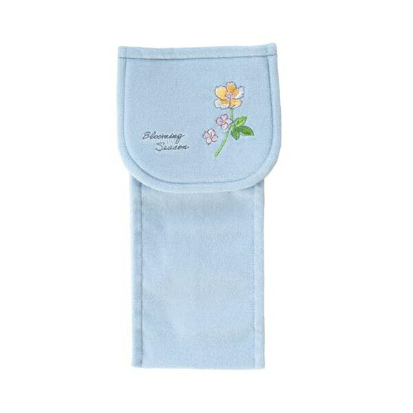 オカ (OKA) ブルーミングシーズン トイレットペーパーホルダーカバー ブルー (洗える 花柄 ボタニカル ..