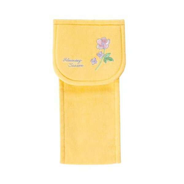 【2個セット】 オカ (OKA) ブルーミングシーズン トイレットペーパーホルダーカバー イエロー (洗える ..