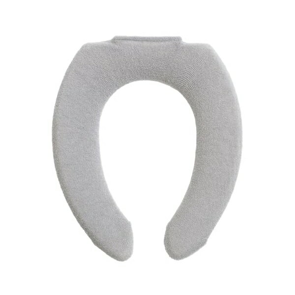 【2個セット】 オカ (OKA) コクーン トイレ便座カバー U型専用タイプ グレー (U型 洗える ニット あた..